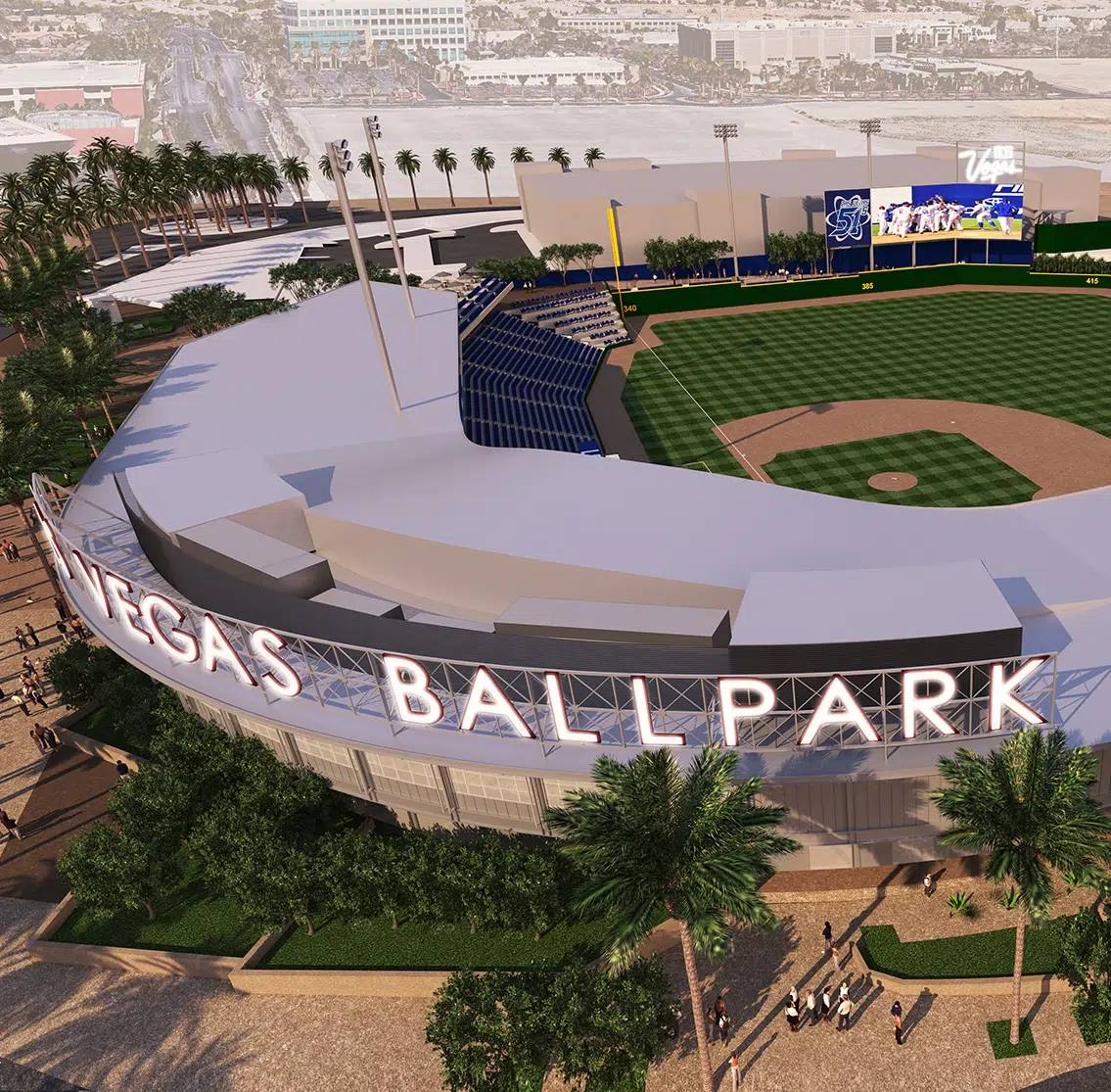 What could a MLB stadium in Las Vegas look like?, Baseball